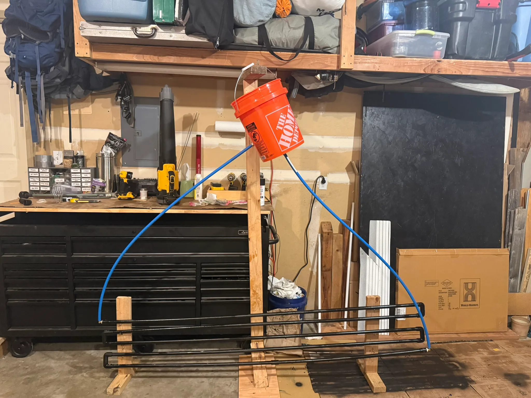 The horizontal collector tube array
