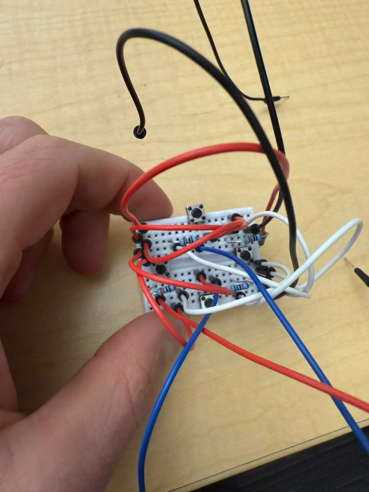 The assembled controller hardware