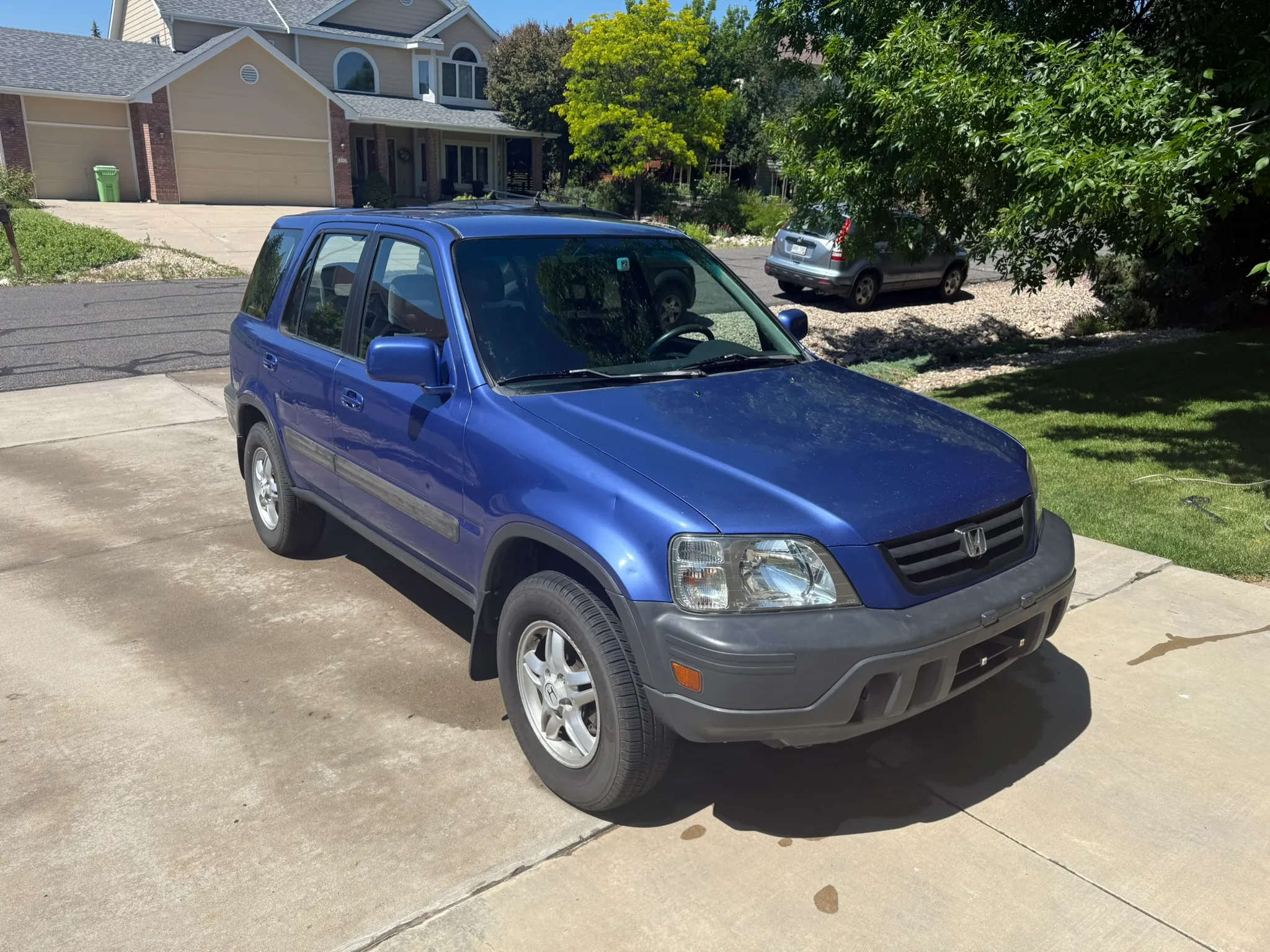The 2001 Honda CR-V the rebuild was done on